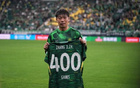 大TIFO、紀(jì)念球衣、張稀哲進(jìn)球，完美安排。