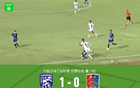 武漢B隊勝廣州隊，何鑫杰破門，科如拉染紅。
