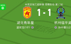 湖北青年星1-1臨平吳越，溫破僵局，孫扳平比分
