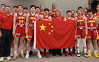 中國女籃亞洲杯，張子宇搶眼，楊舒予英姿颯爽，合影亮相