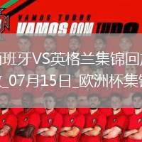 07月15日歐洲杯決賽西班牙vs英格蘭精彩片段