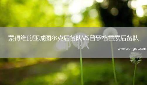 蒙得維的亞城圖爾克后備隊(duì)VS普羅格雷索后備隊(duì)