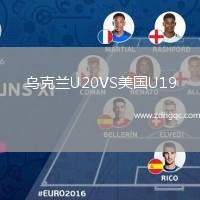 烏克蘭U20VS美國(guó)U19